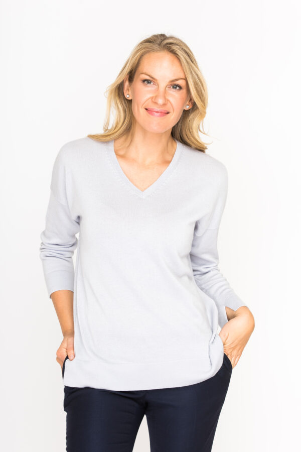 Pullover aus Kaschmir und Seide – Bild 2