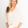 Cardigan aus Baumwolle mit Grobstrick