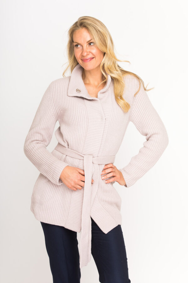 Strickjacke aus Kaschmir in Grobstrick – Bild 2