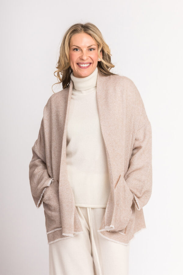 Leichter, gewebter Cardigan