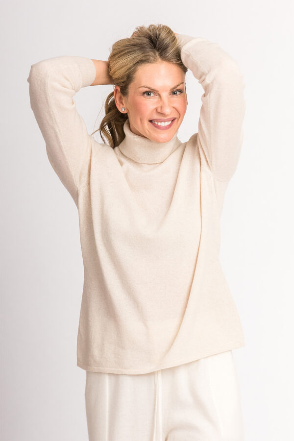 Rollkragen Pullover aus Kaschmir – Bild 5
