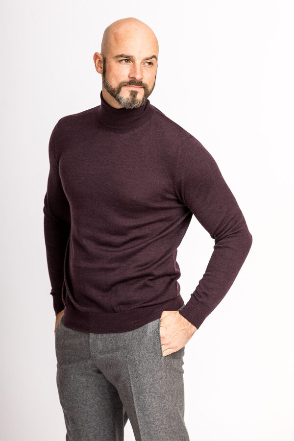 Rollkragen Pullover aus Kaschmir und Seide – Bild 3