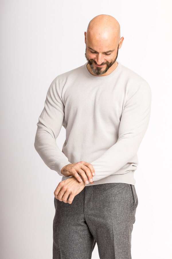 Kaschmir-Pullover mit Rundhalsausschnitt – Bild 3