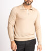 Poloshirt aus Kaschmir und Seide mit Details 1 Fädig