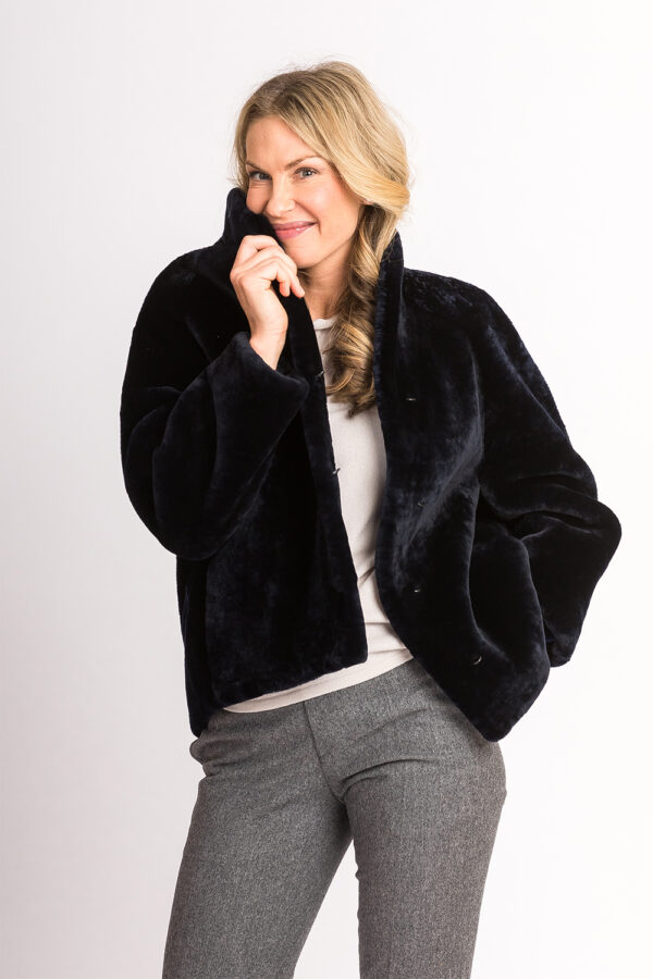 Lammfell Jacke