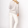 Kaschmir-Pullover mit Rundhalsausschnitt und Details 1-fädig – Bild 4