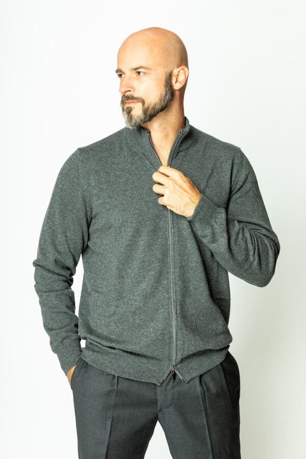 Cardigan mit Reisverschluss