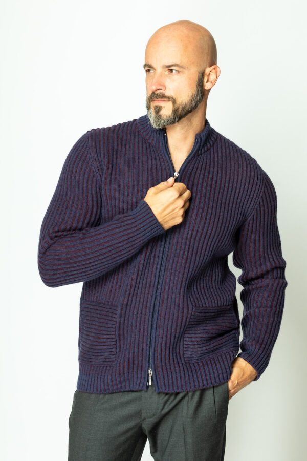 Cardigan mit Reisverschluss
