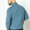 Strickjacke aus Kaschmir in Zopfstrick 6 Fädig – Bild 2