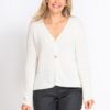 Cardigan in Patentstrick aus Kaschmir