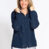Cardigan aus Baumwolle mit Reißverschluss