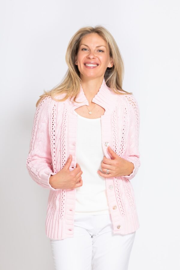 Cardigan aus reiner Baumwolle