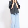 Jacke Poncho aus Kaschmir mit Nerzfell – Bild 3