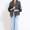Jacke Poncho aus Kaschmir mit Nerzfell – Bild 2